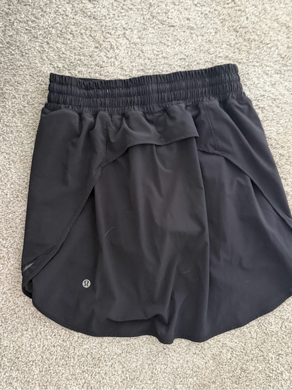 lululemon athletica Black Athletic Skort